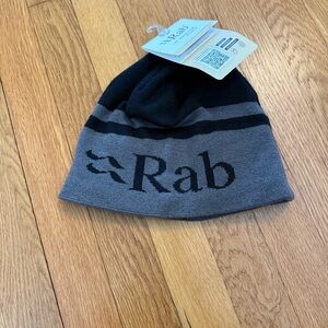 Mens Black and Gray Beanie